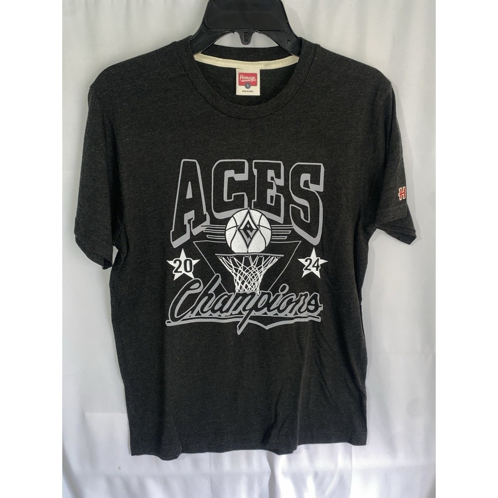 Homage Las Vegas Aces Champions WNBA T Shirt Small‎ NWOT